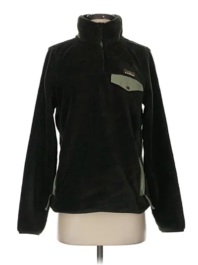 Pre-owned L.l.bean Fleece Jacket In Black