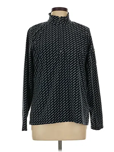 Pre-owned L.l.bean Fleece Jacket In Black