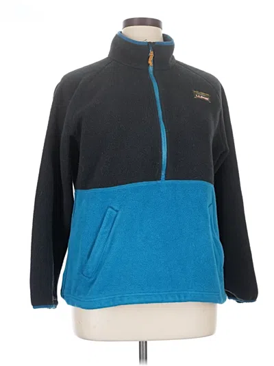 Pre-owned L.l.bean Fleece Jacket In Blue