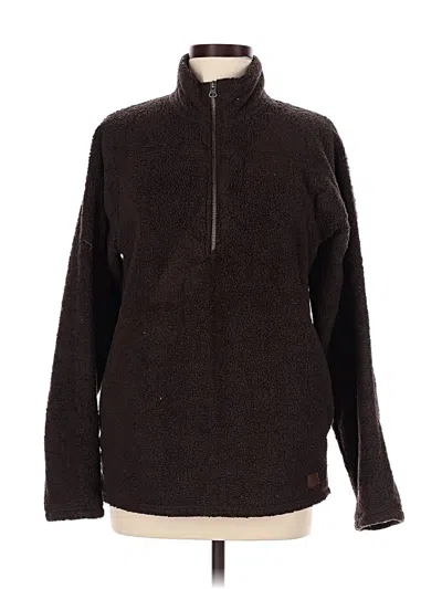 Pre-owned L.l.bean Fleece Jacket In Brown