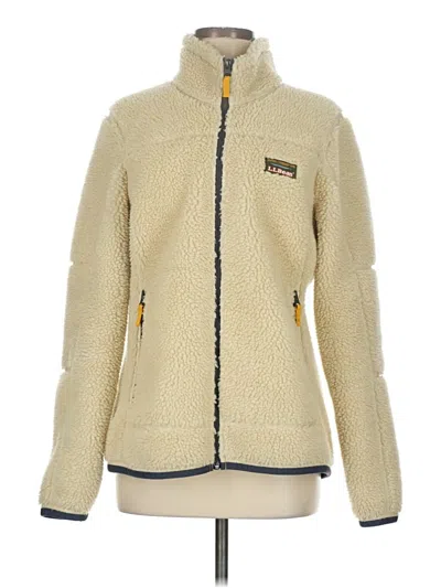 Pre-owned L.l.bean Fleece Jacket In Gold