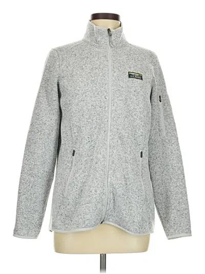 Pre-owned L.l.bean Fleece Jacket In Gray