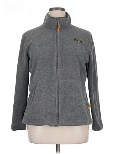 Pre-owned L.l.bean Fleece Jacket In Gray