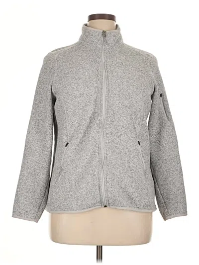 Pre-owned L.l.bean Fleece Jacket In Gray