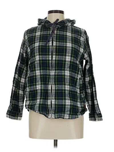 Pre-owned L.l.bean Fleece Jacket In Green