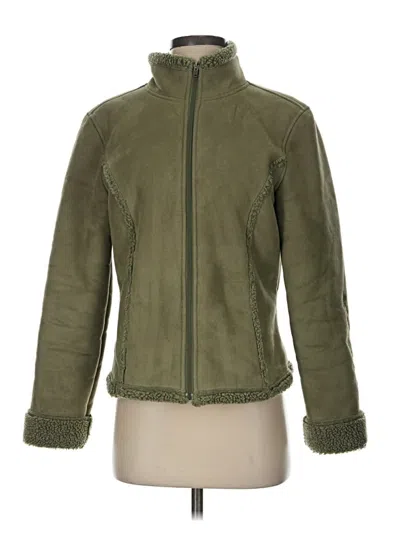 Pre-owned L.l.bean Fleece Jacket In Green