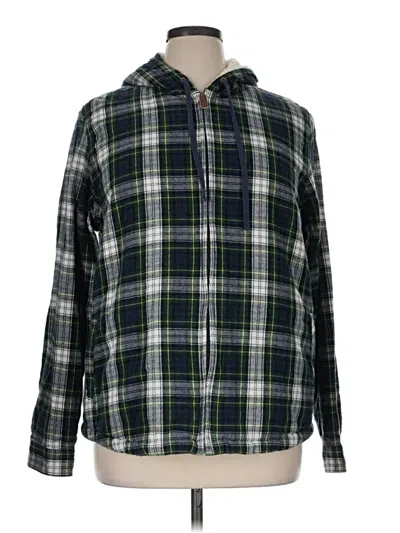 Pre-owned L.l.bean Fleece Jacket In Green