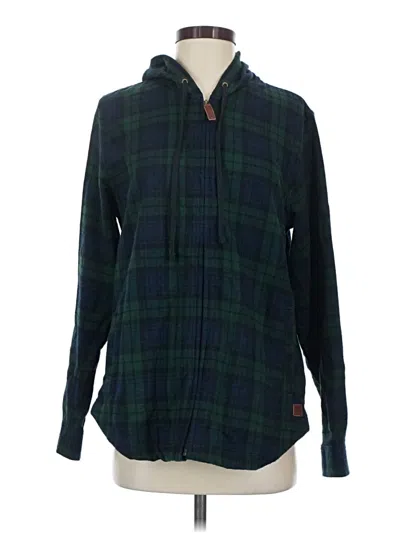 Pre-owned L.l.bean Fleece Jacket In Green