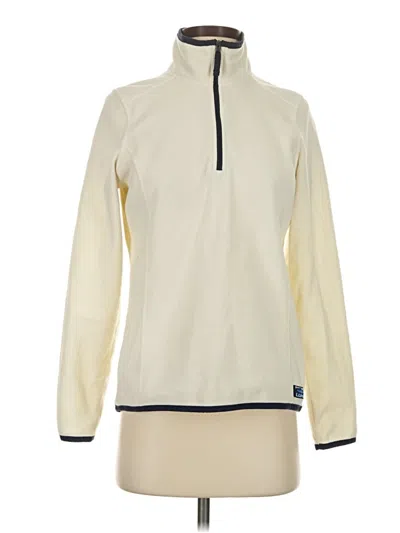 Pre-owned L.l.bean Fleece Jacket In Ivory