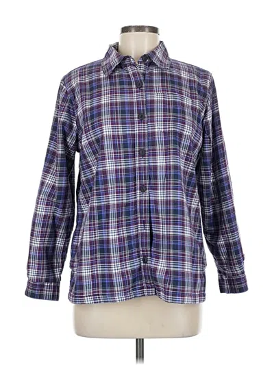 Pre-owned L.l.bean Fleece Jacket In Purple
