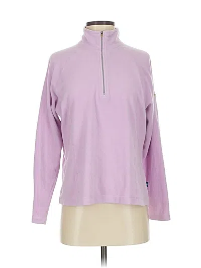 Pre-owned L.l.bean Fleece Jacket In Purple