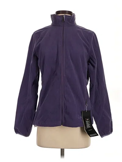 Pre-owned L.l.bean Fleece Jacket In Purple