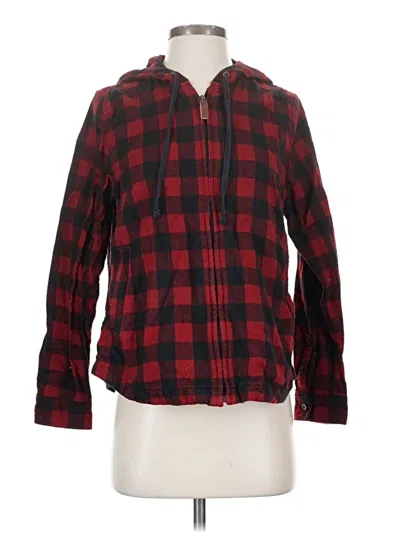 Pre-owned L.l.bean Fleece Jacket In Red