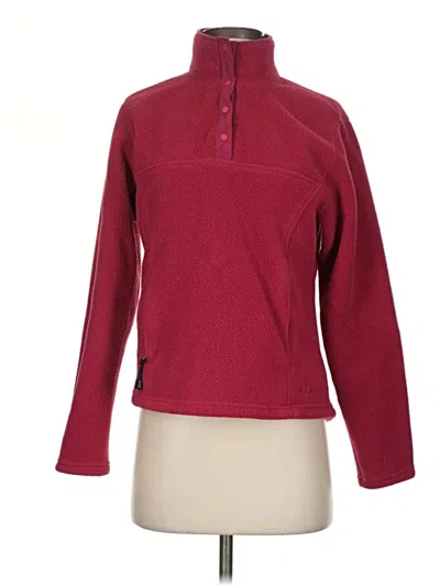 Pre-owned L.l.bean Fleece Jacket In Red
