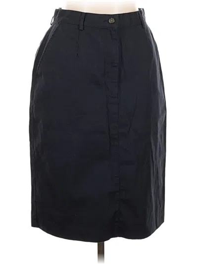 Pre-owned L.l.bean Formal Skirt In Black