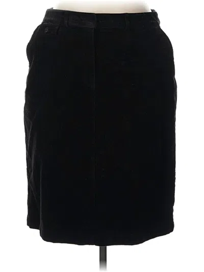 Pre-owned L.l.bean Formal Skirt In Black