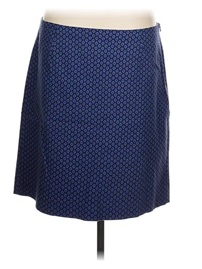 Pre-owned L.l.bean Formal Skirt In Blue