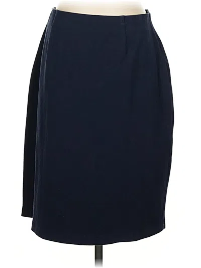 Pre-owned L.l.bean Formal Skirt In Blue