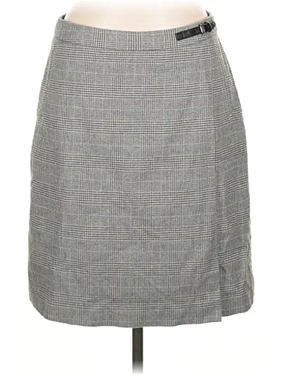 Pre-owned L.l.bean Formal Skirt In Gray