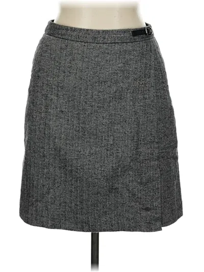 Pre-owned L.l.bean Formal Skirt In Gray