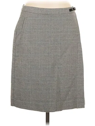 Pre-owned L.l.bean Formal Skirt In Gray