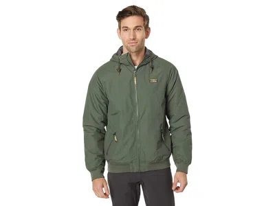 L.l.bean Insulated Bomber Hoodie In Green