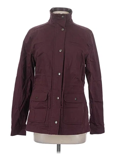 Pre-owned L.l.bean Jacket In Burgundy