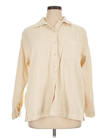 Pre-owned L.l.bean Jacket In Ivory