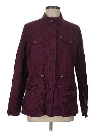 Pre-owned L.l.bean Jacket In Purple