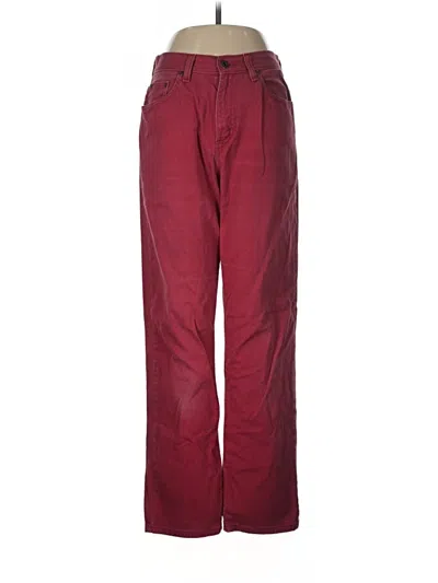 Pre-owned L.l.bean Jeans In Red