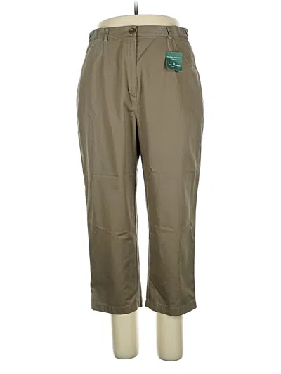 Pre-owned L.l.bean Khaki Pant In Green