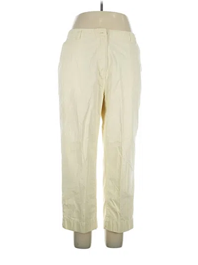 Pre-owned L.l.bean Khaki Pant In Ivory