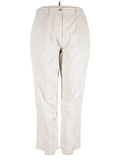 Pre-owned L.l.bean Khaki Pant In White