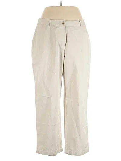 Pre-owned L.l.bean Khaki Pant In White
