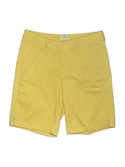 Pre-owned L.l.bean Khaki Shorts In Yellow