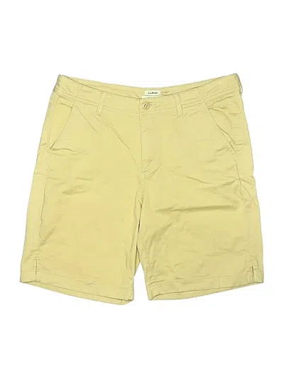 Pre-owned L.l.bean Khaki Shorts In Yellow