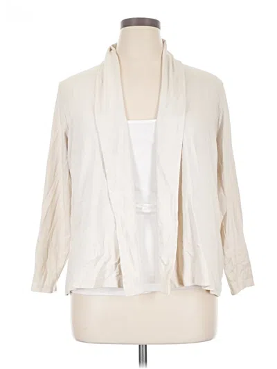 Pre-owned L.l.bean Kimono In Ivory