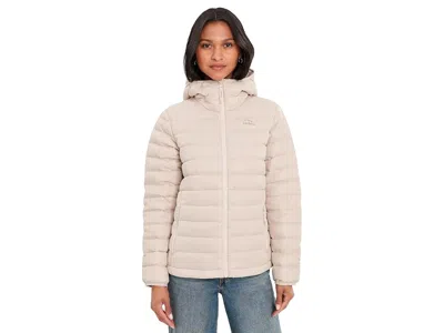 L.l.bean L. L.bean Down Hooded Jacket Ii Regular Women's Coat Shore: Xs, Polyester In Neutral