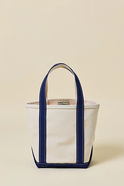L.l.bean L. L.bean L. L. Bean Boat And Tote Open-top Small Bag In Blue Trim Reg, Women's At Urban Outfitters