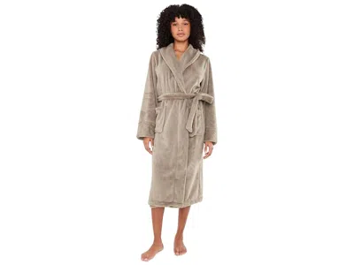 L.l.bean L. L.bean Wicked Plush Robe Shawl Collar Women's Jumpsuit & Rompers One Piece Brown Birch: Sm In Neutral