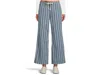 L.l.bean Lakewashed Pull-on Wide Leg Pants In Blue