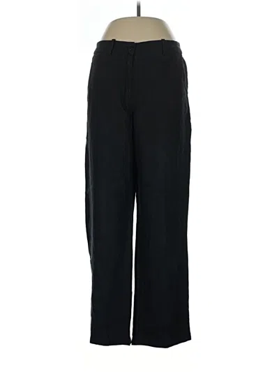 Pre-owned L.l.bean Linen Pants In Black