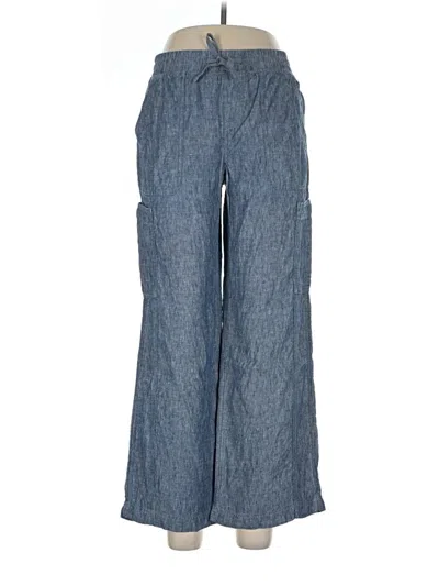 Pre-owned L.l.bean Linen Pants In Blue