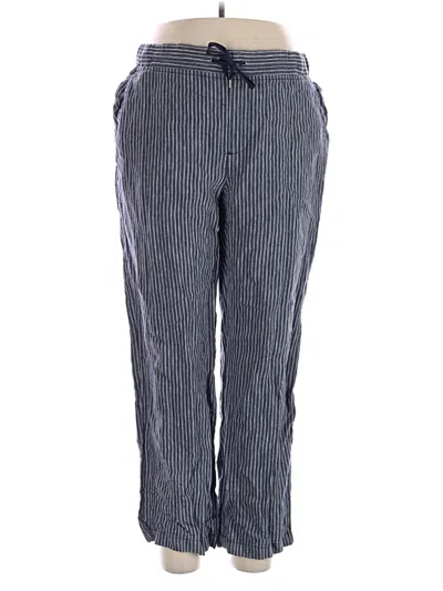 Pre-owned L.l.bean Linen Pants In Blue