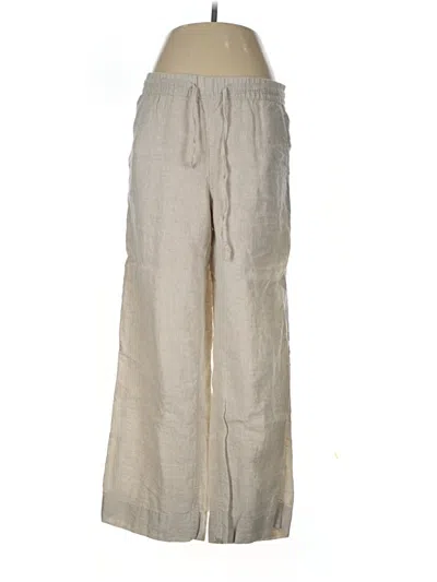 Pre-owned L.l.bean Linen Pants In Brown