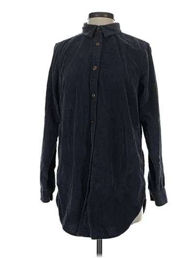 Pre-owned L.l.bean Long Sleeve Button Down Shirt In Black