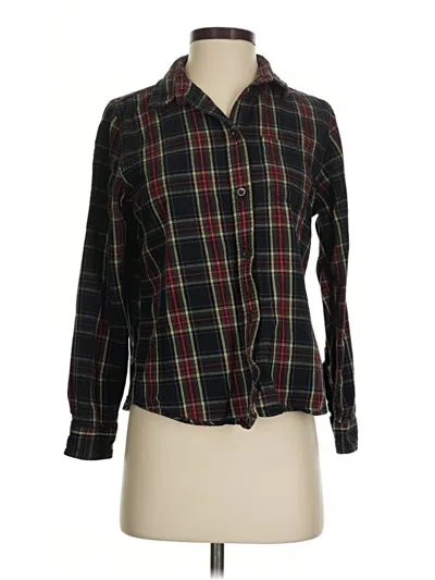 Pre-owned L.l.bean Long Sleeve Button Down Shirt In Black