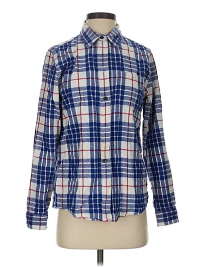 Pre-owned L.l.bean Long Sleeve Button Down Shirt In Blue