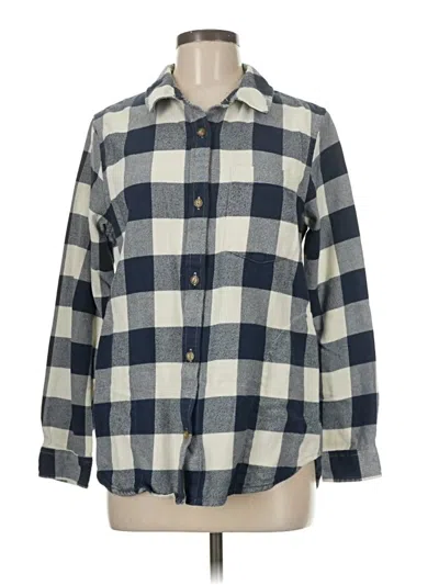 Pre-owned L.l.bean Long Sleeve Button Down Shirt In Gray