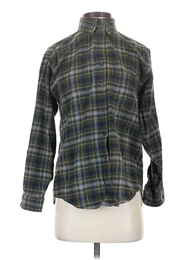 Pre-owned L.l.bean Long Sleeve Button Down Shirt In Gray